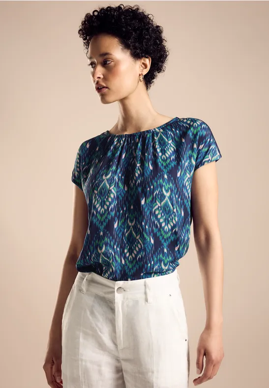 Street One Materialmix Print T-Shirt