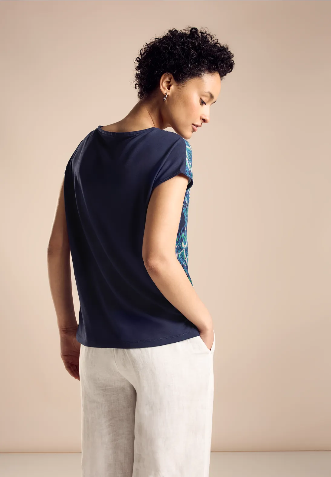 Street One Materialmix Print T-Shirt