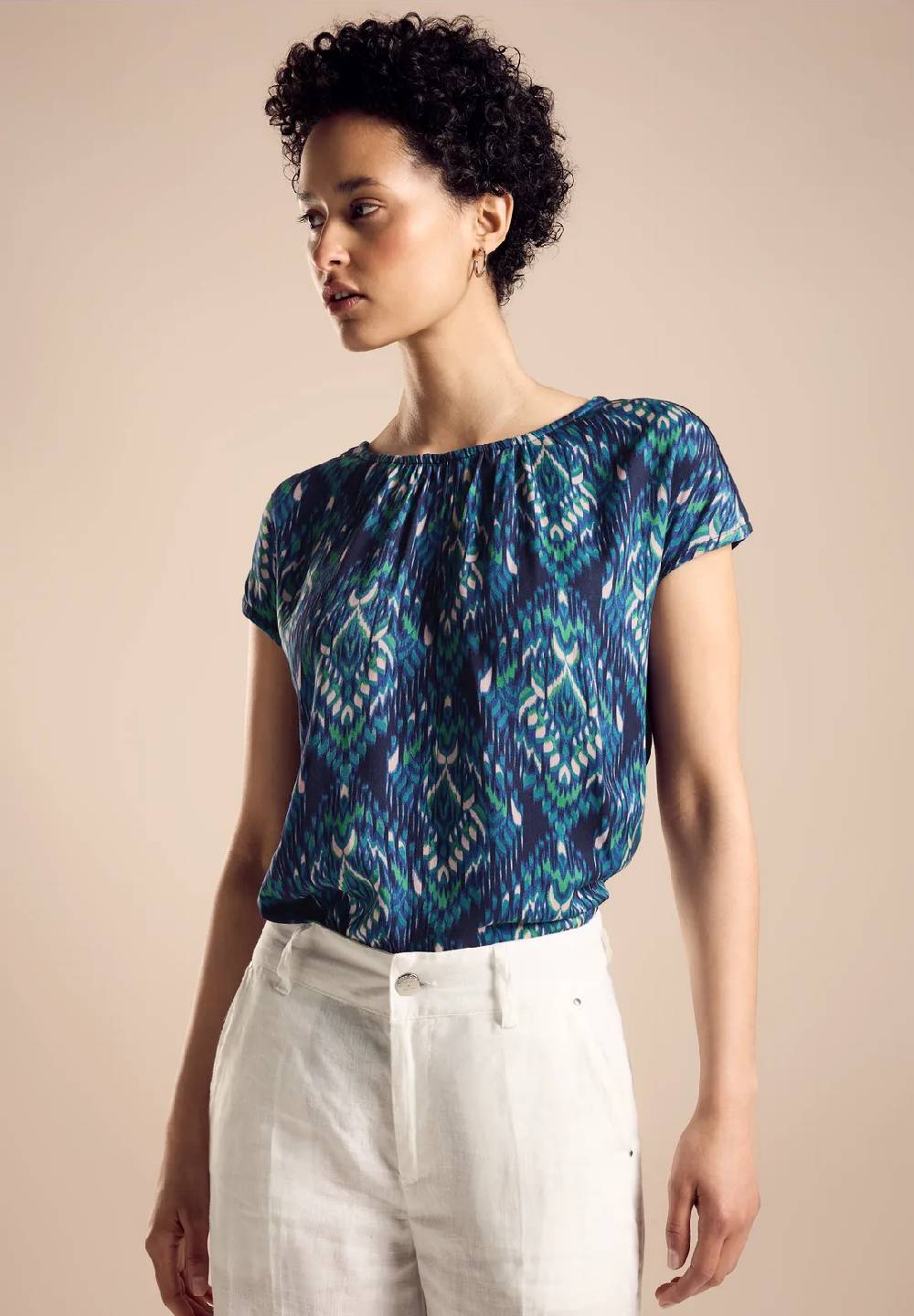 Street One Materialmix Print T-Shirt