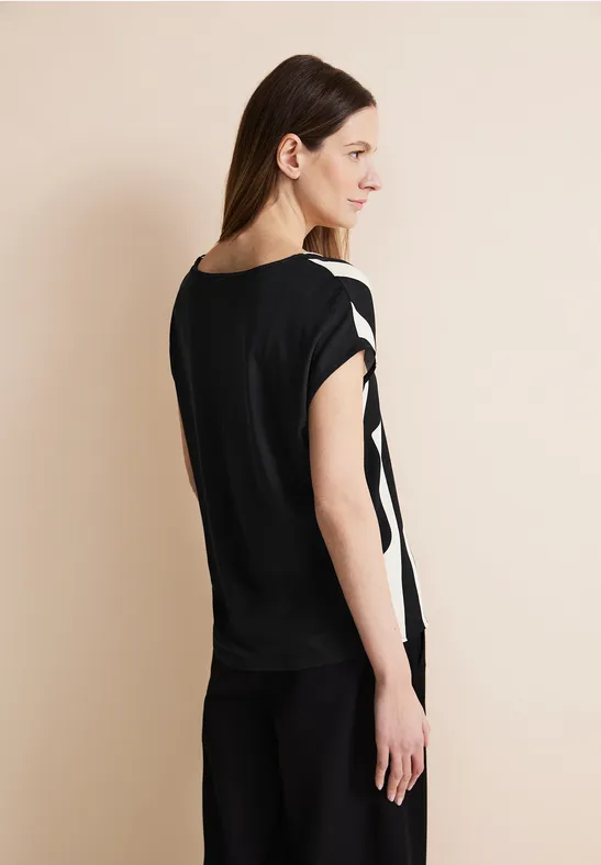 Street One Materialmix Printshirt