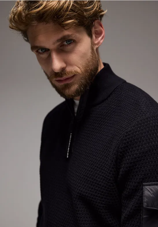 Street One Materialmix Pullover