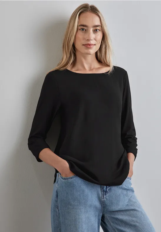 Street One Materialmix-Shirt