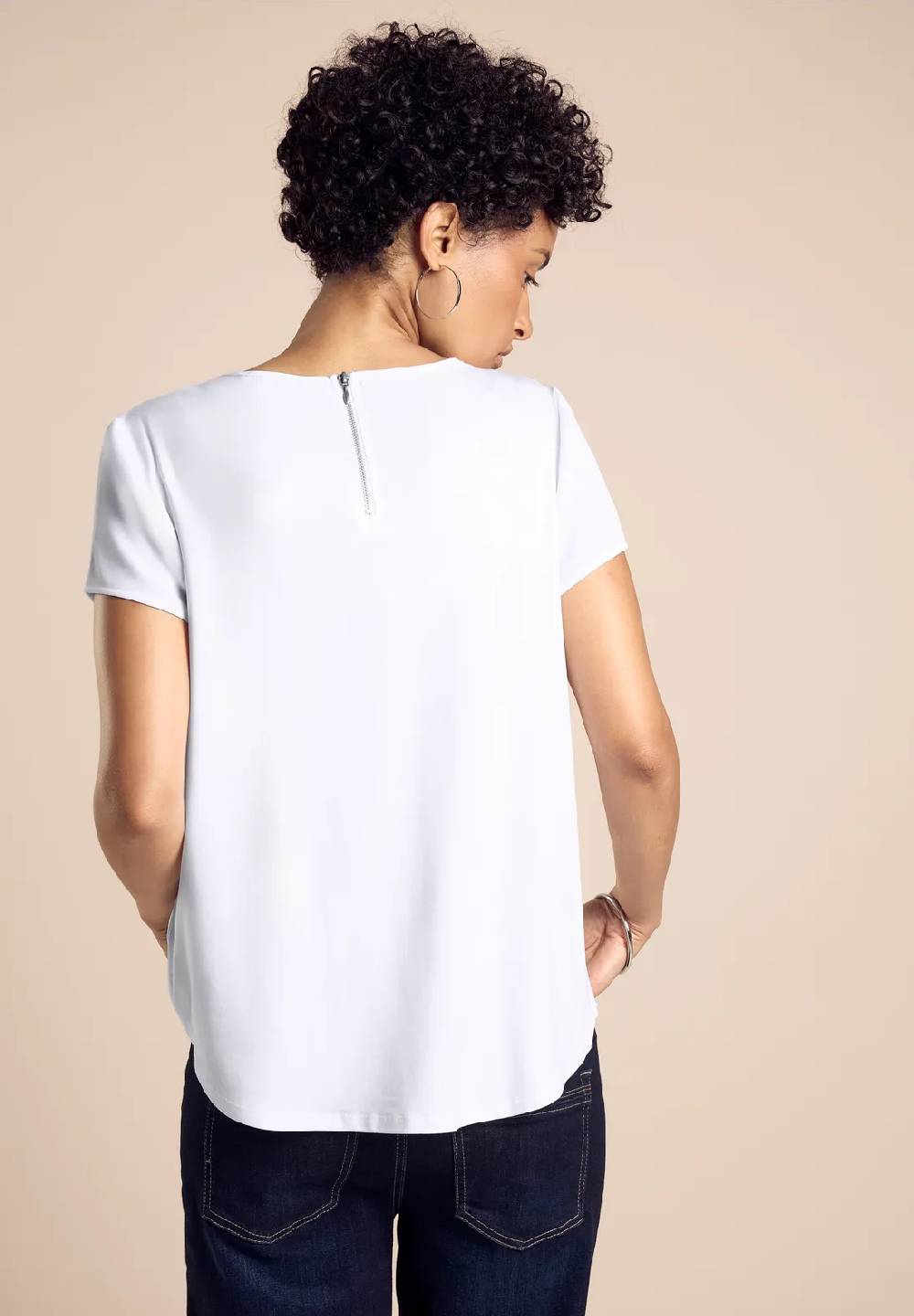 Street One Materialmix-T-Shirt