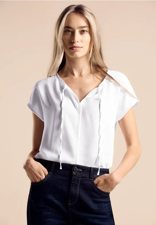 Street One Materialmix-T-Shirt