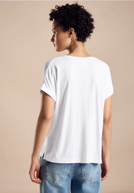 Street One Materialmix T-Shirt