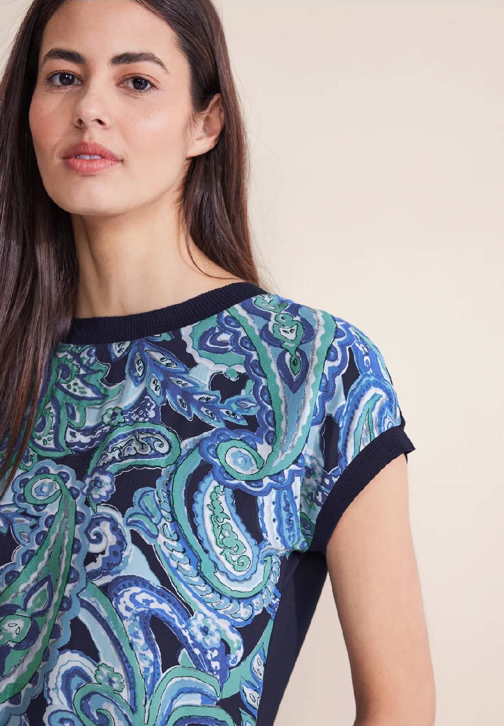 Street One Materialmix T-Shirt