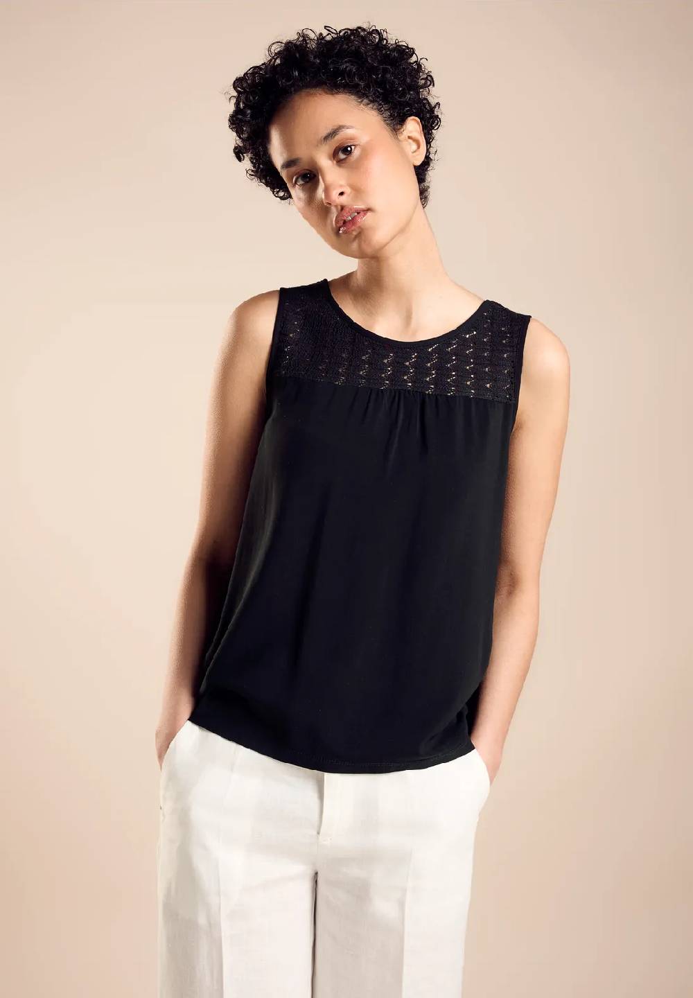 Street One Materialmix Top