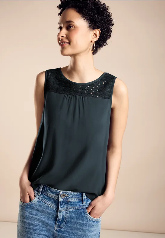 Street One Materialmix Top