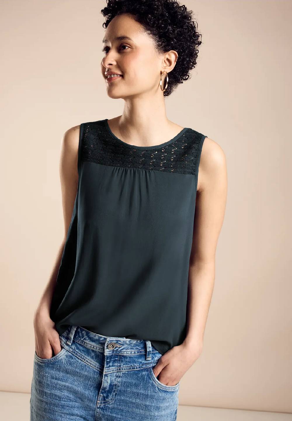 Street One Materialmix Top