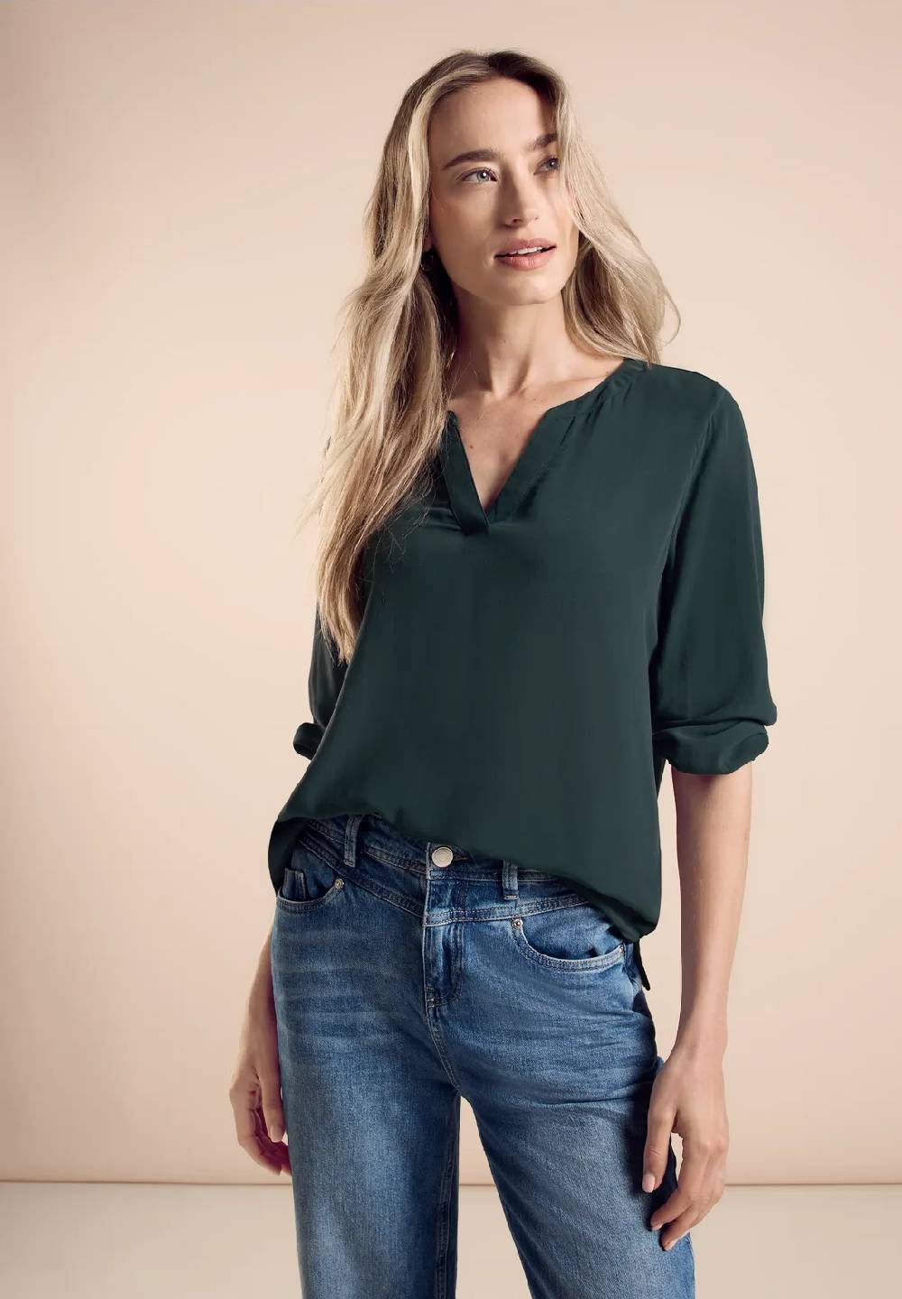 Street One Materialmix-Tunika