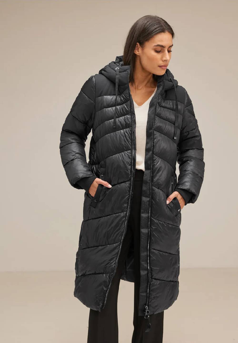 Street One Materialmix Wintermantel