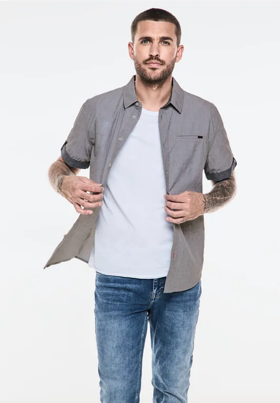 Street One Melange Hemd Aus Baumwolle