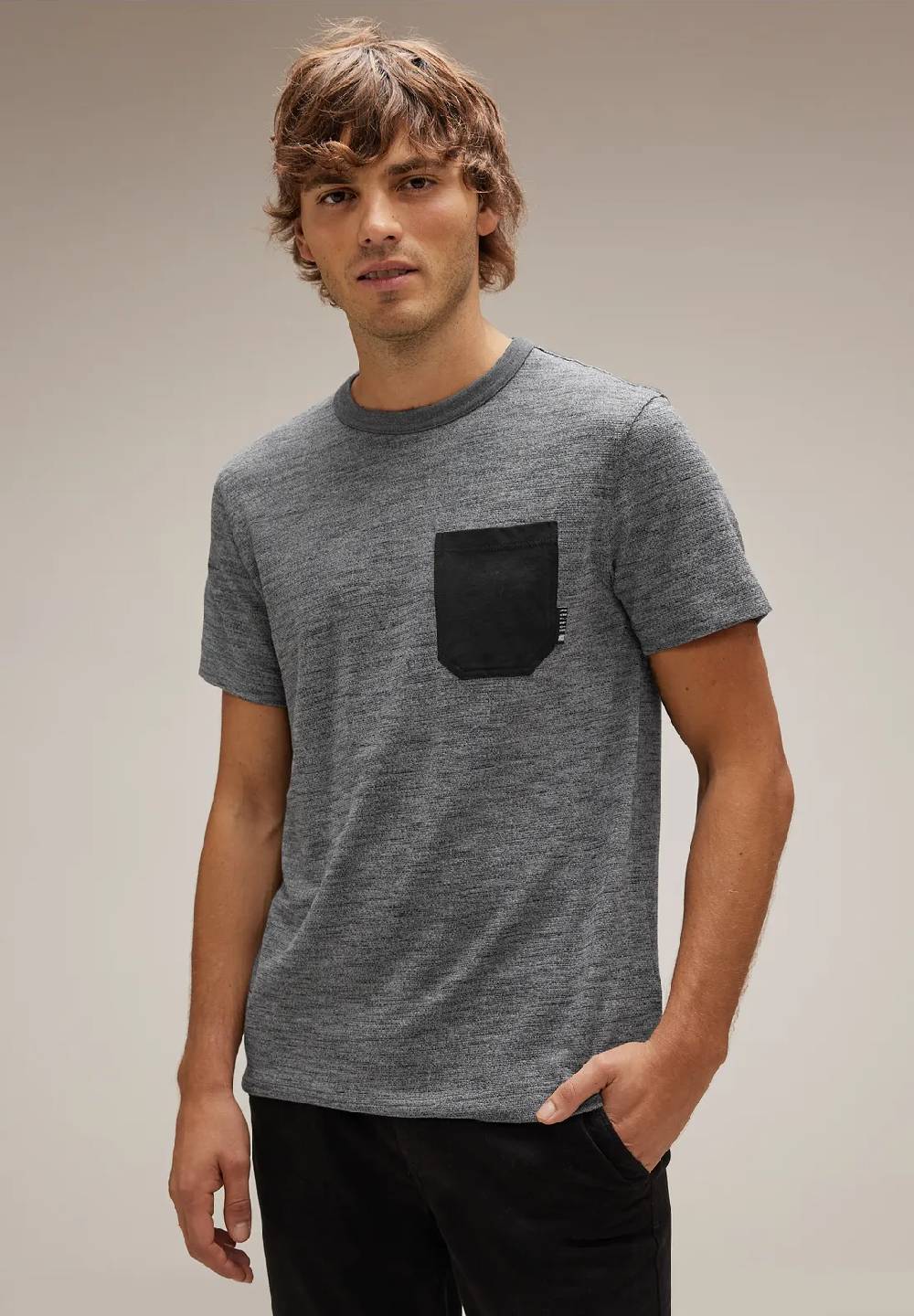 Street One Melange Strick T-Shirt