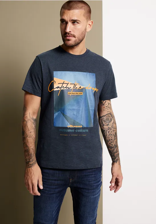 Street One Melangeshirt Mit Fotoprint