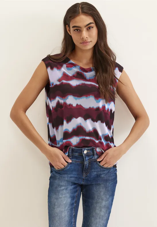 Street One Mesh Batik T-Shirt
