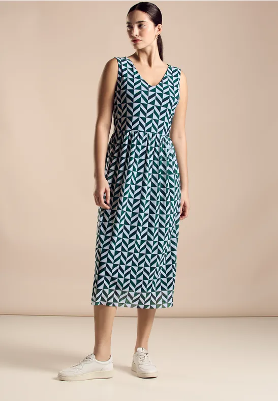 Street One Mesh Kleid Mit Print