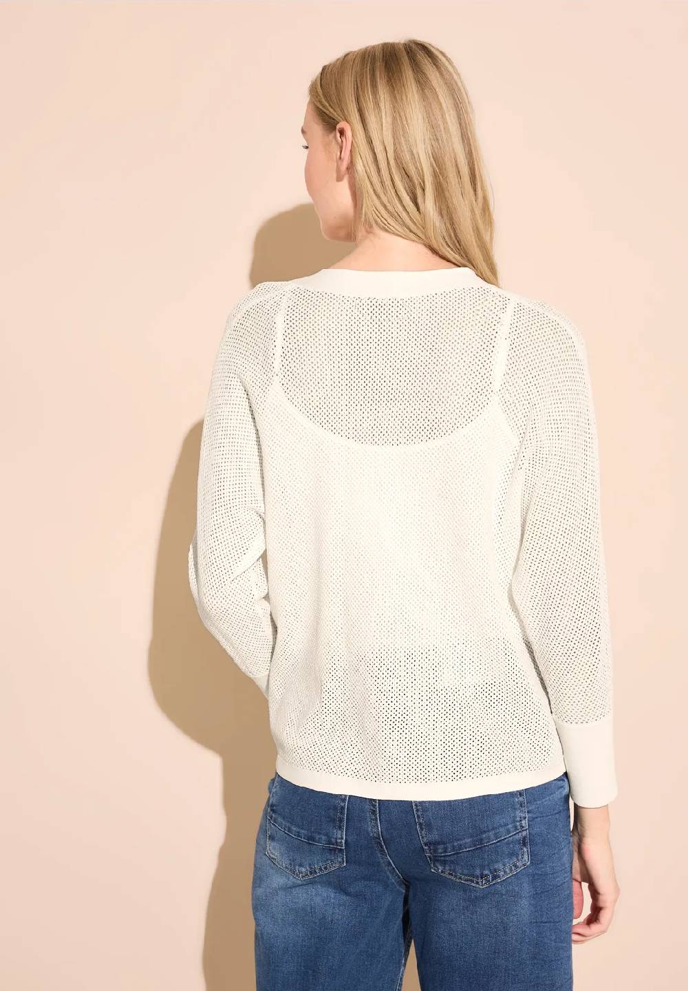 Street One Mesh Strickjacke