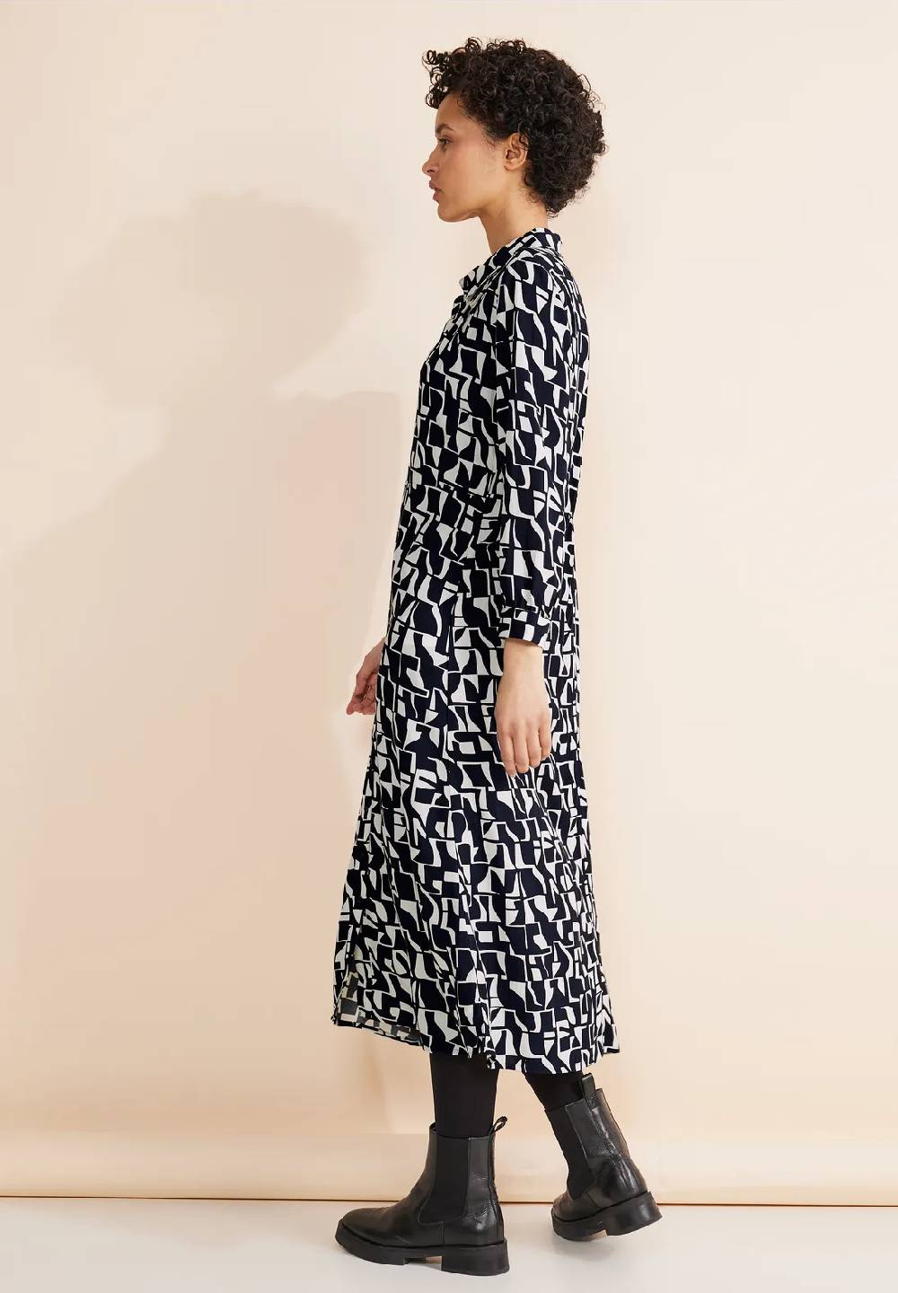 Street One Midi Hemdblusenkleid