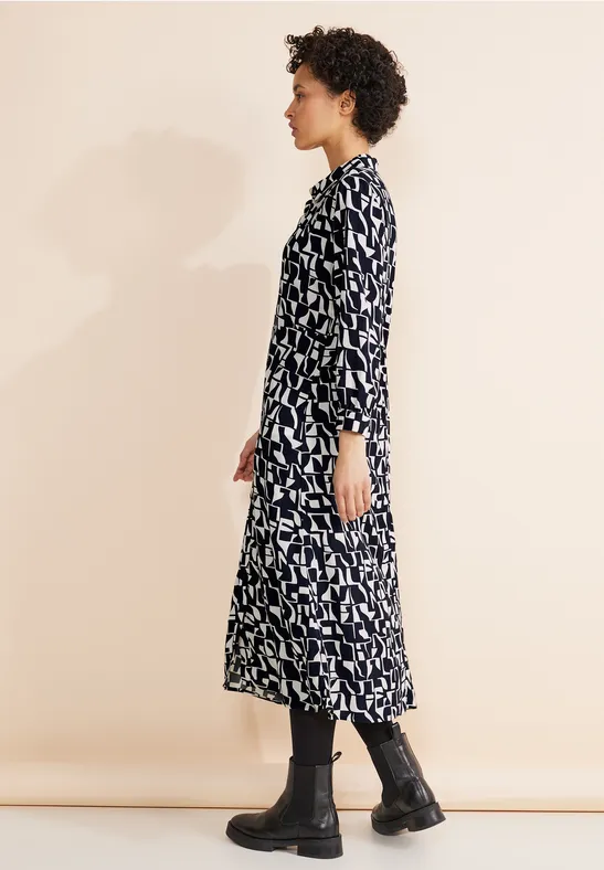 Street One Midi Hemdblusenkleid