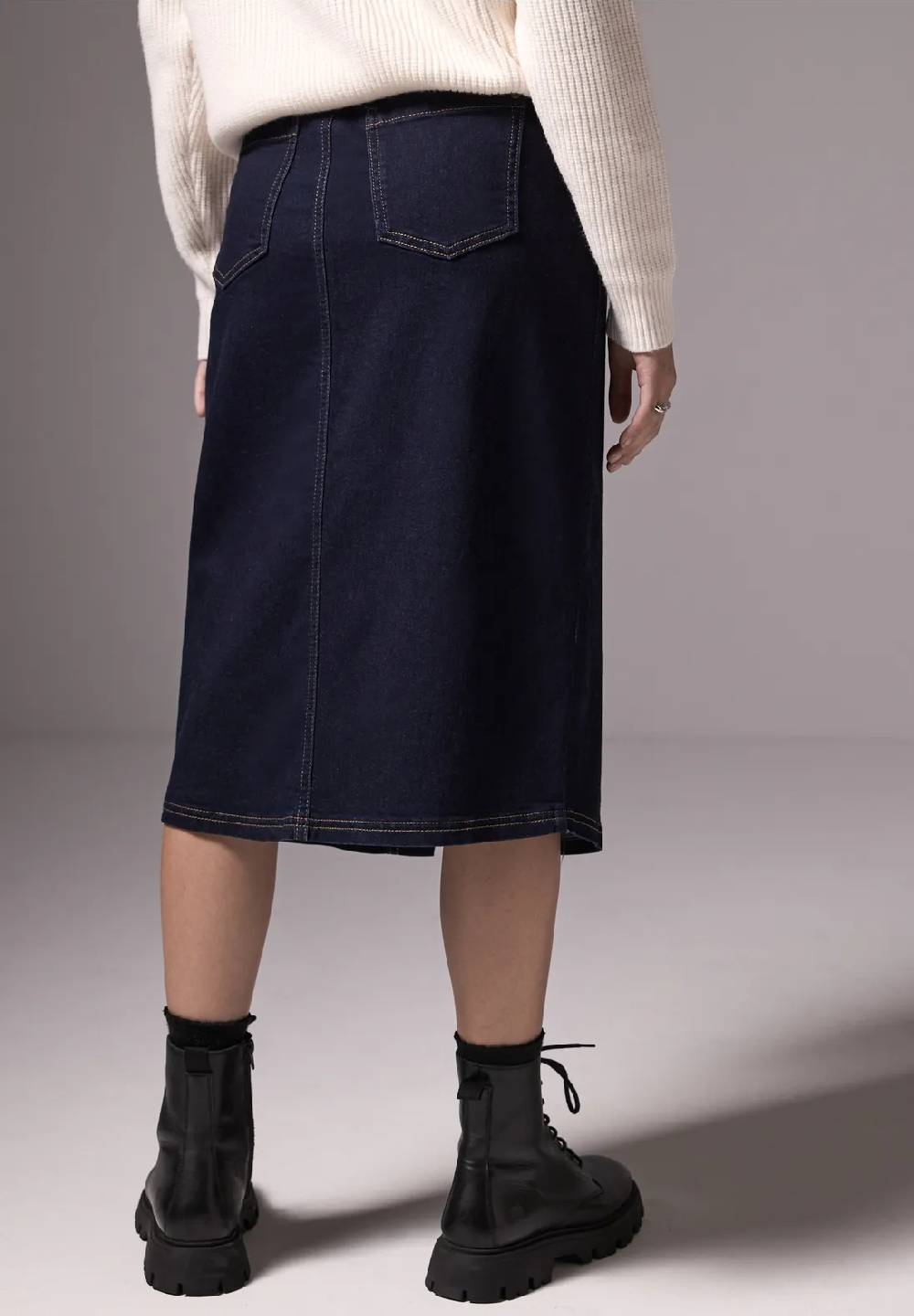 Street One Midi-Jeansrock