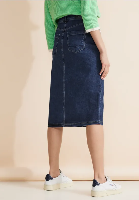 Street One Midi Jeansrock