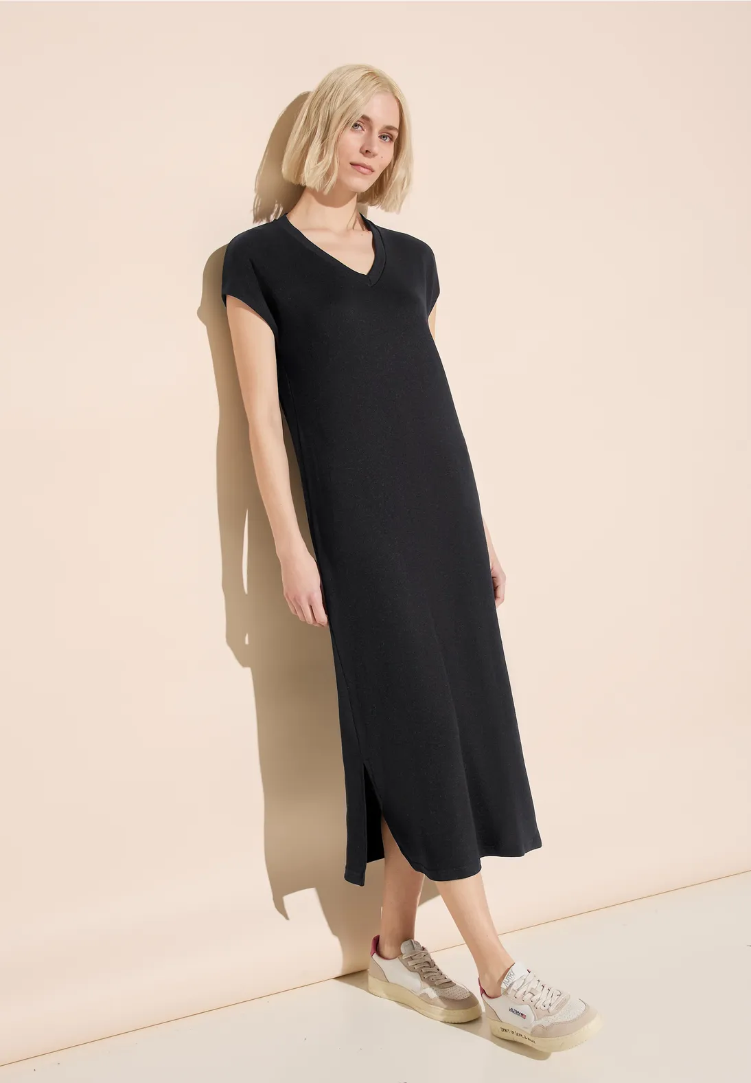 Street One Midikleid in Strickoptik