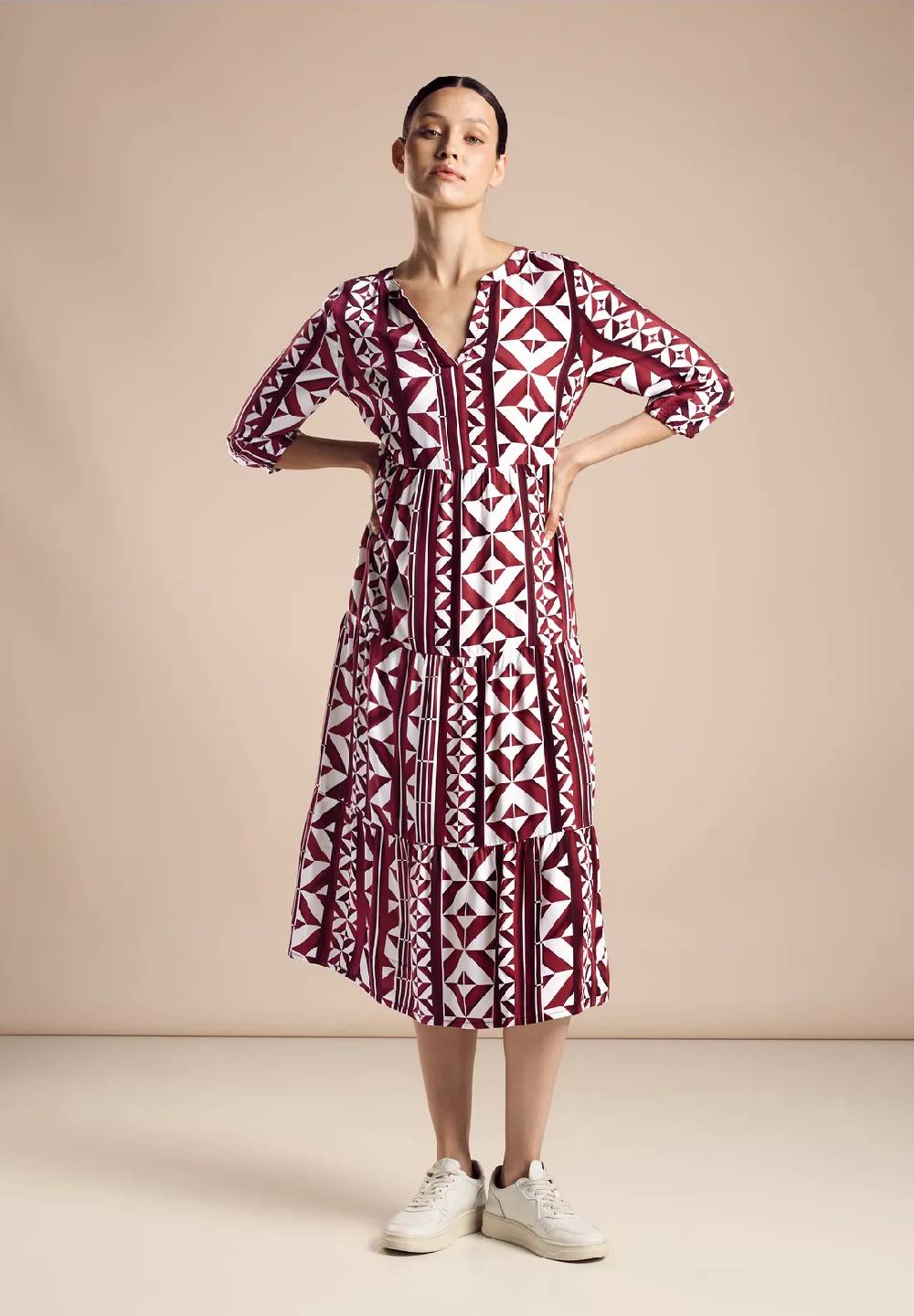 Street One Midikleid Mit Print