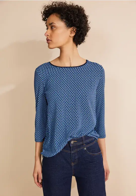 Street One Minimalprint Shirt - Style EVI