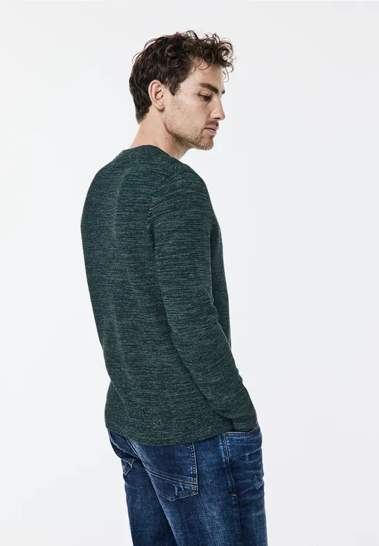 Street One Mouliné Pullover In Melange