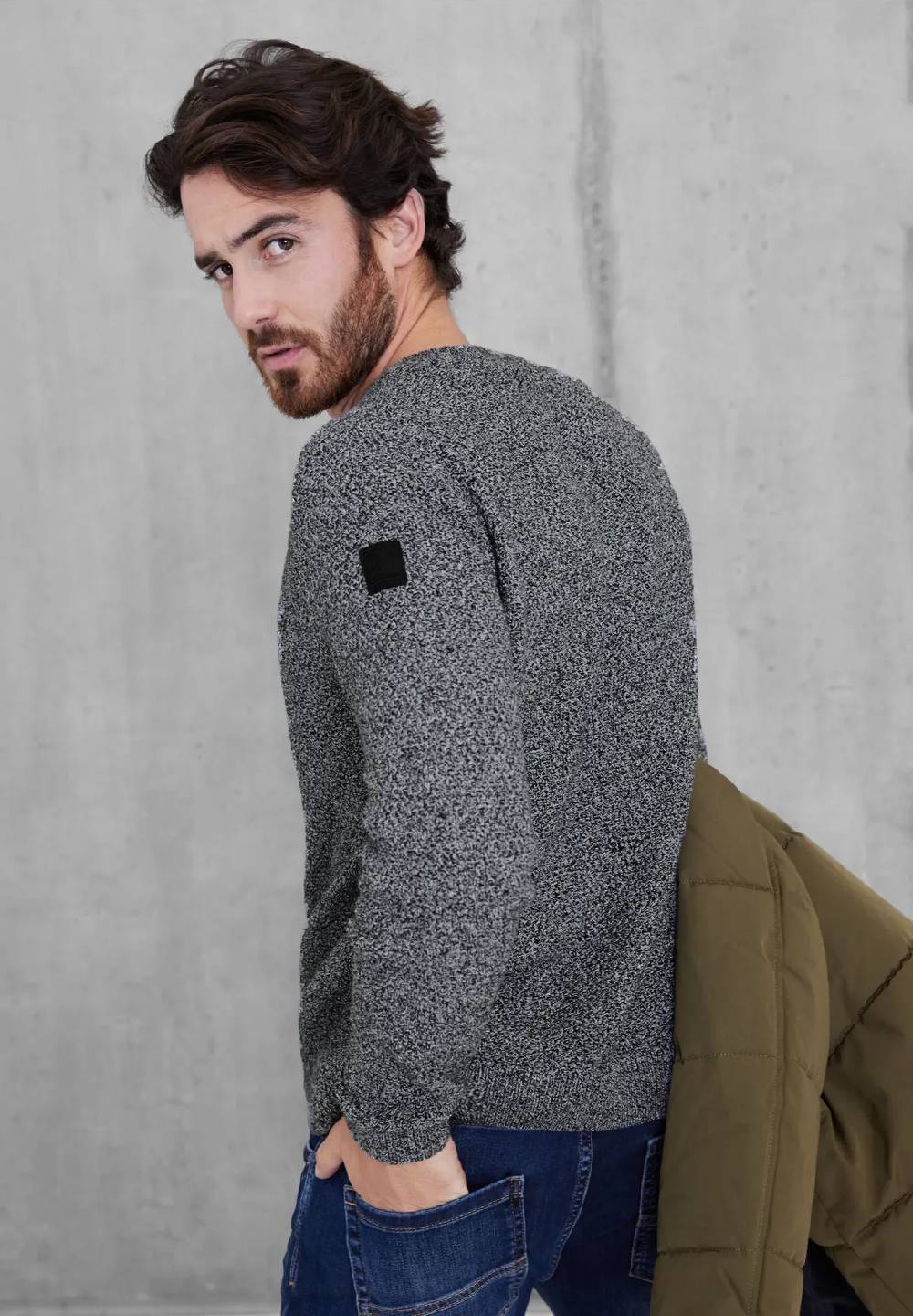 Street One Mouliné Strickpullover