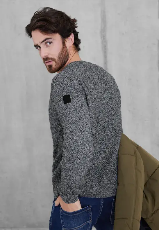 Street One Mouliné Strickpullover