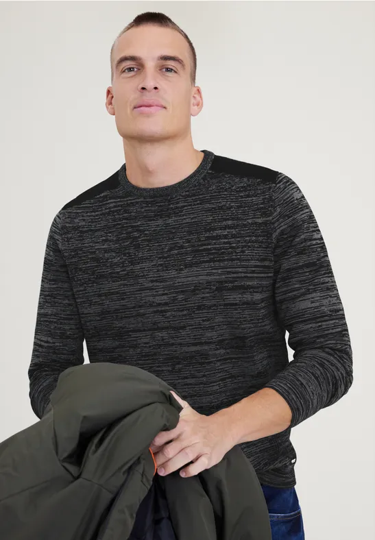 Street One Mouliné Strickpullover