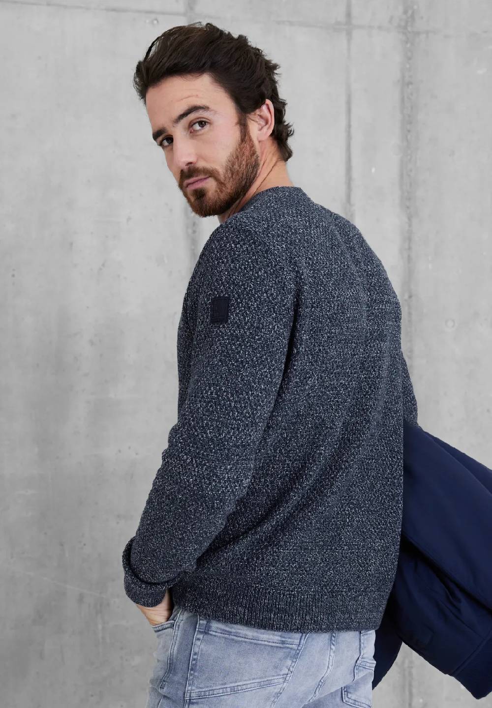 Street One Mouliné Strickpullover