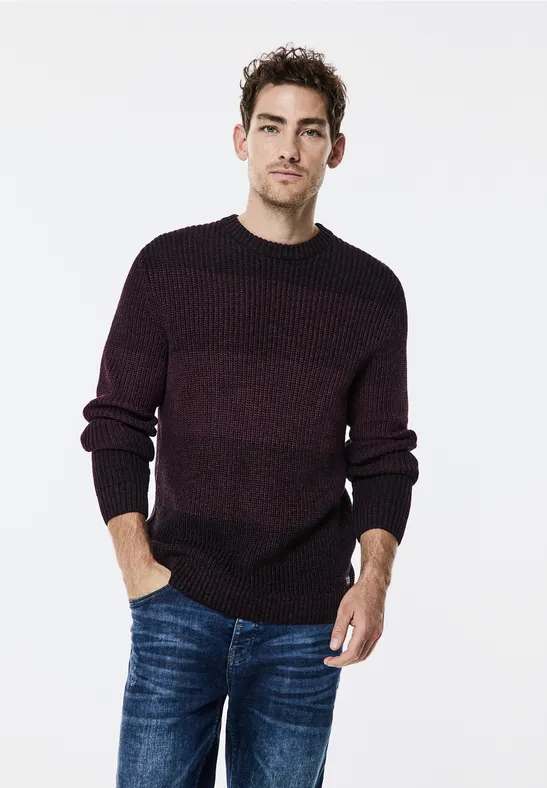 Street One Mouliné Strickpullover