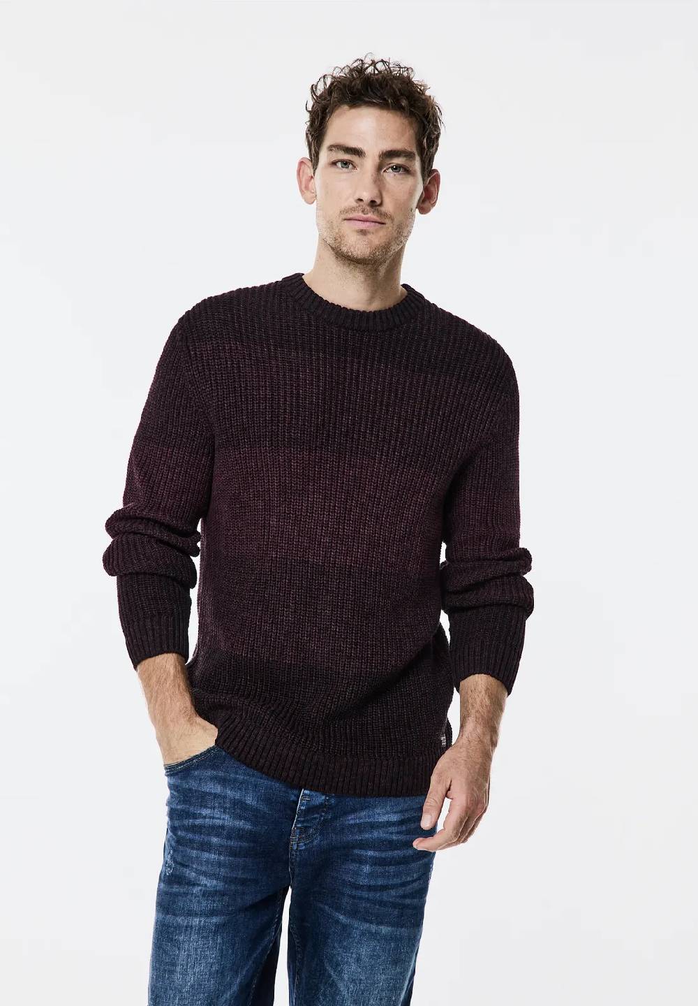 Street One Mouliné Strickpullover