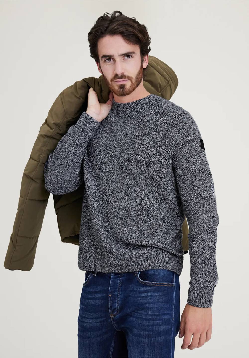 Street One Mouliné Strickpullover