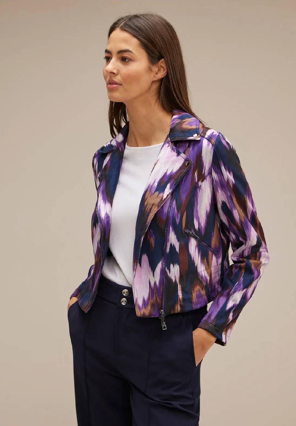 Street One Multicolor Bikerjacke