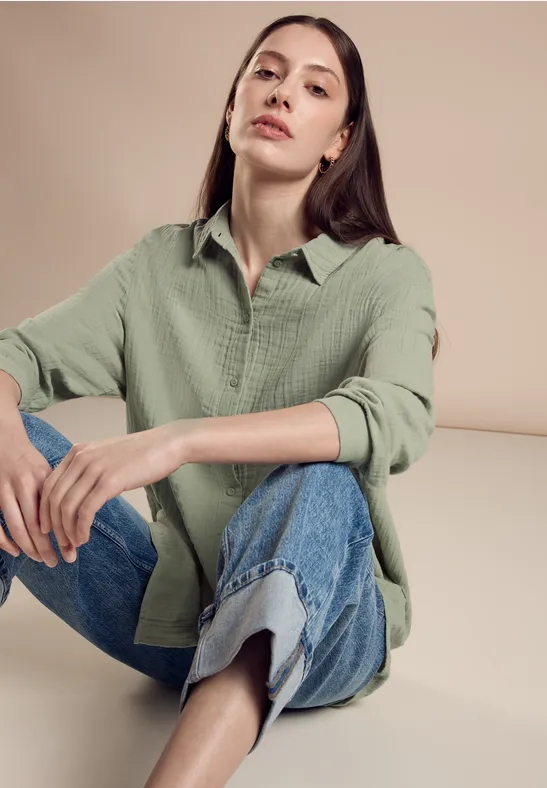 Street One Musselin Oversize Bluse