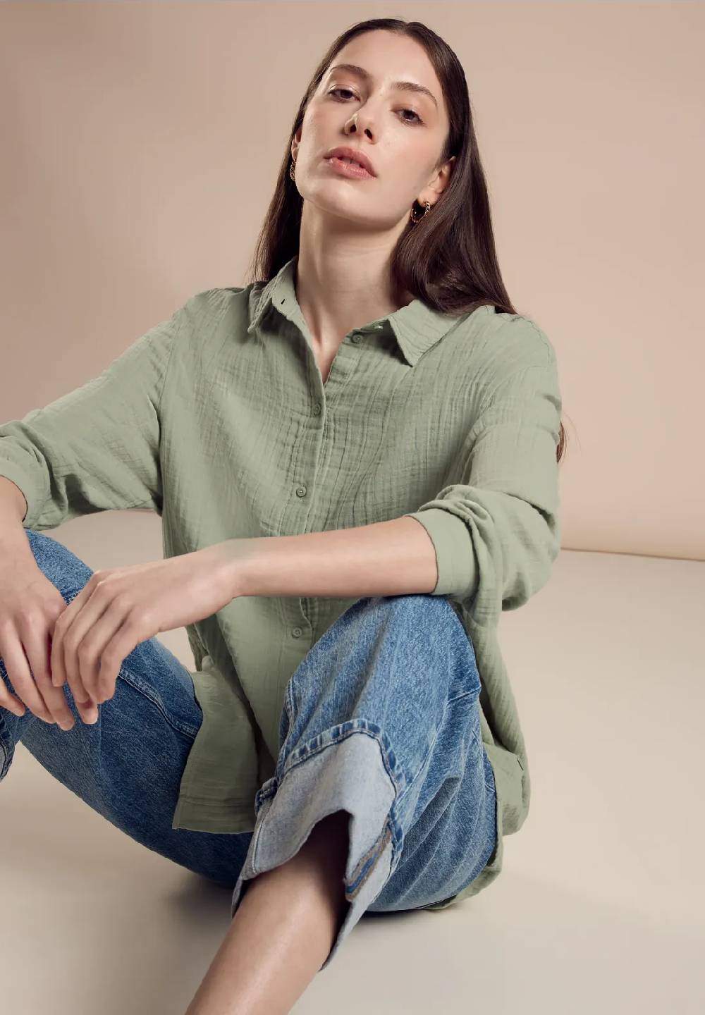 Street One Musselin Oversize Bluse