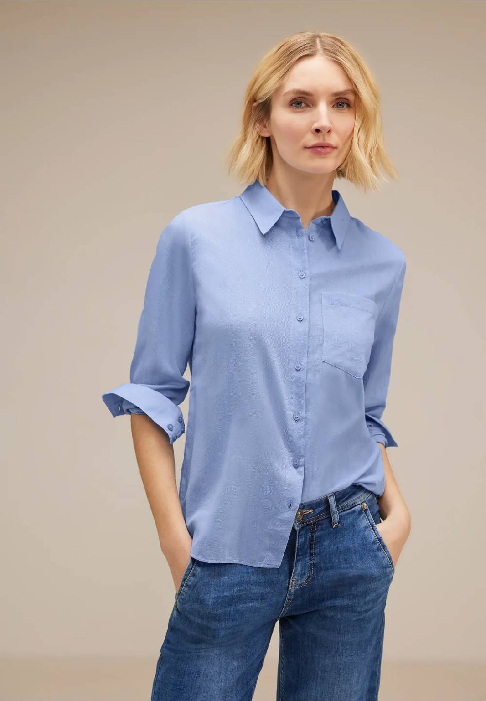 Street One Office Baumwollbluse