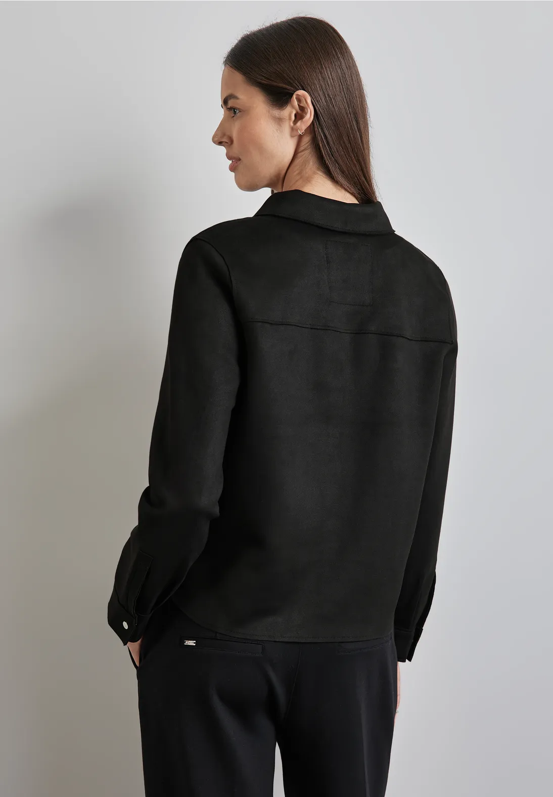 Street One Overshirt Im Velours-Look