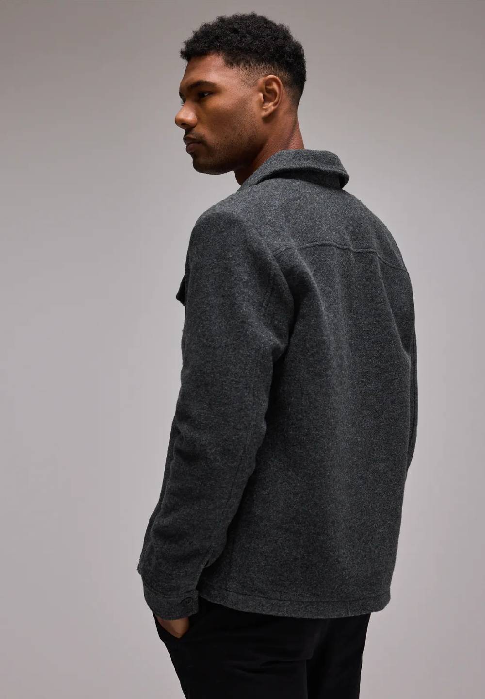 Street One Overshirt In Woll-Optik