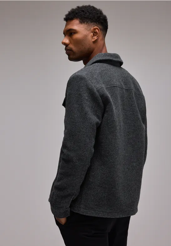 Street One Overshirt In Woll-Optik