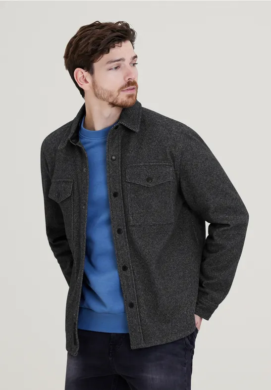 Street One Overshirt In Wolloptik