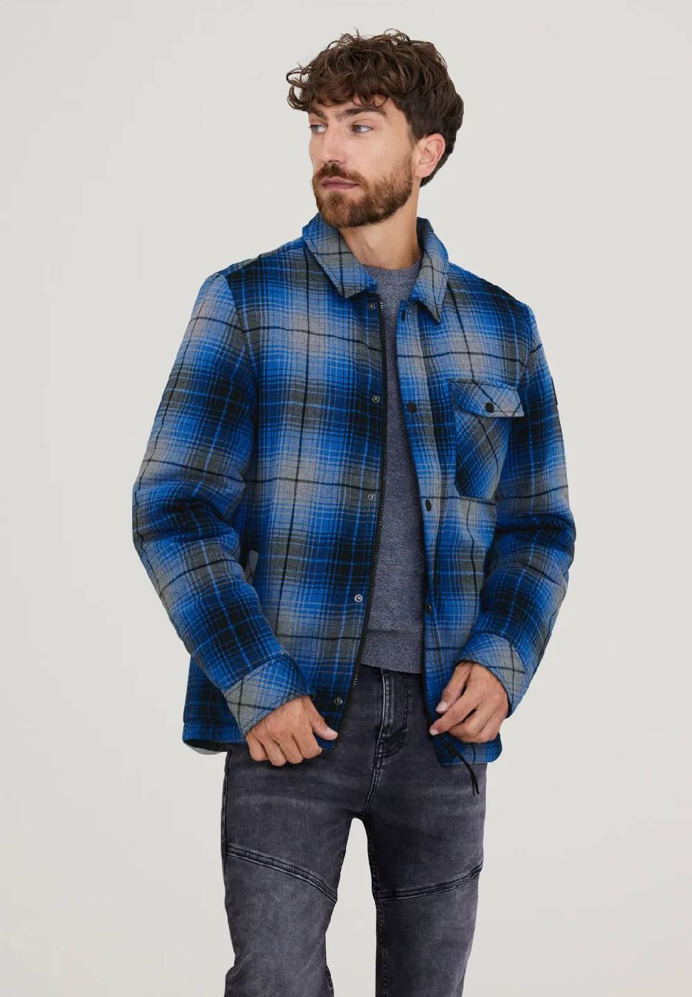 Street One Overshirt mit Karodessin