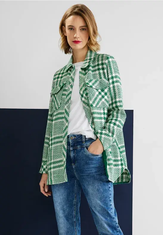 Street One Overshirt Mit Karomuster