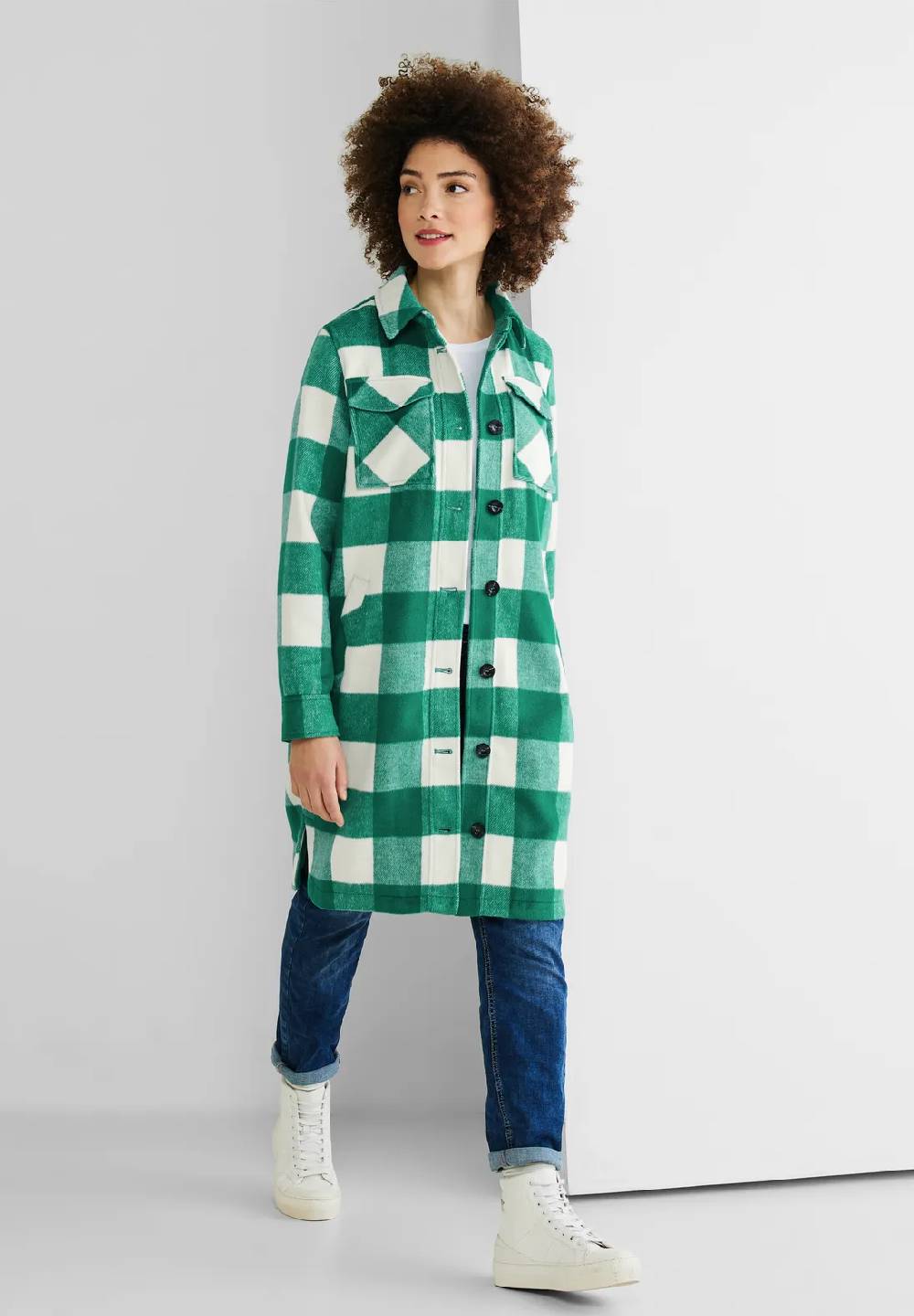 Street One Overshirt mit Karomuster