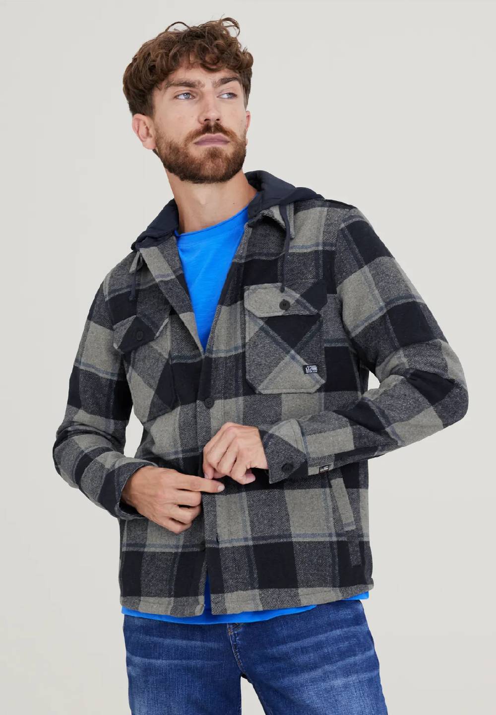 Street One Overshirt mit Sweatkapuze