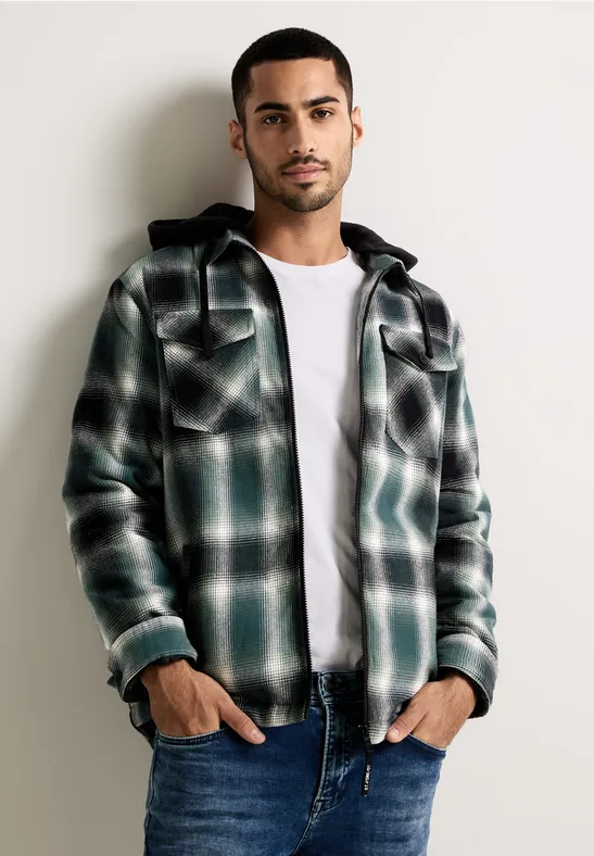 Street One Padded Overshirt Mit Kapuze