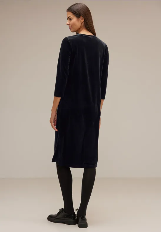 Street One Partykleid In Samt Optik